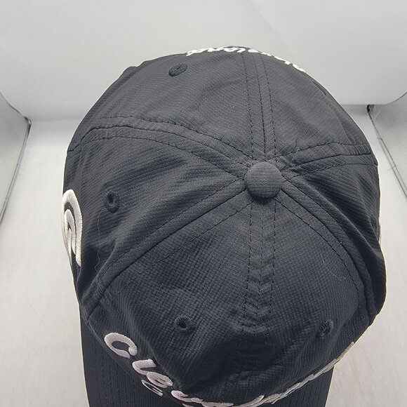 Cleveland Golf Black Adjustable Baseball Hat Cap Outdoors Lightweight Breathable - Picture 5 of 10